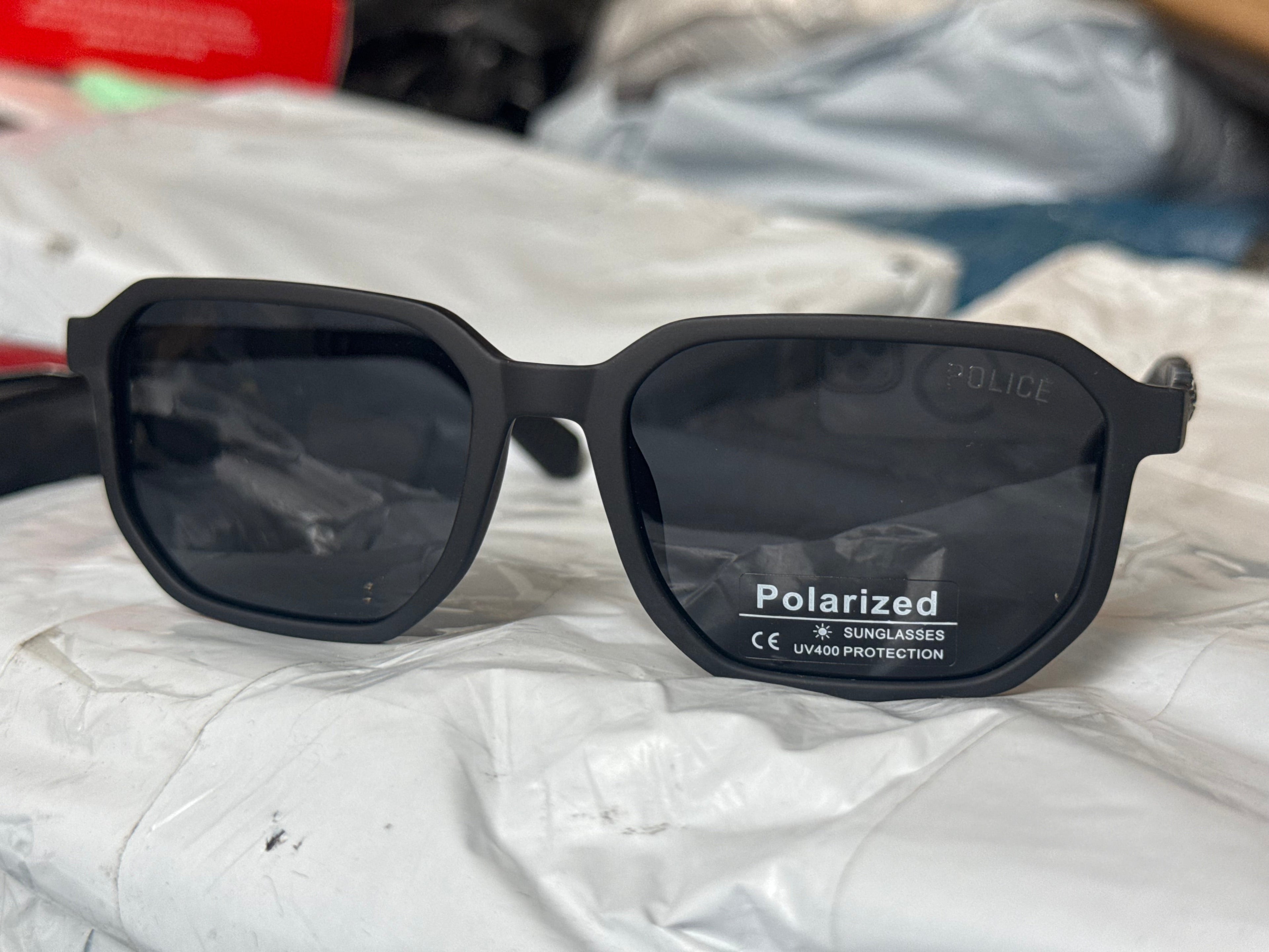 Imported Sunglasses Police Black Polorized