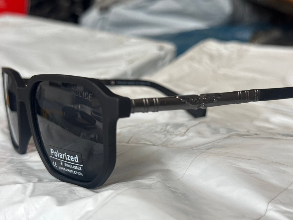Imported Sunglasses Police Black Polorized